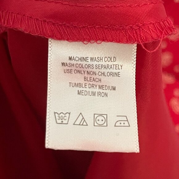 Vtg JG Hook Women Novelty Retro Rockabilly Pinup Flutter Chiffon Maxi Dress 4 - Picture 12 of 12